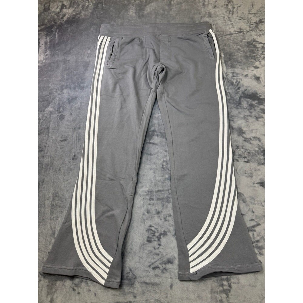 Urban Beast Mens Stripe Long Pants Heather Grey Athletic Sweatpants Size XL